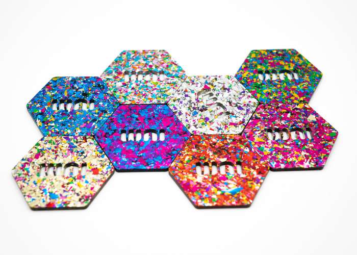 Chunky "Beauty" Glitter Bundle Acrylic (8 Sheets) - 5/32" (4mm)