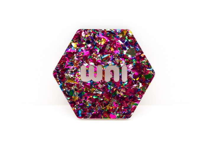 Enchanted Allure Chunky Glitter Acrylic (2 Sides) - 5/32" (4mm)