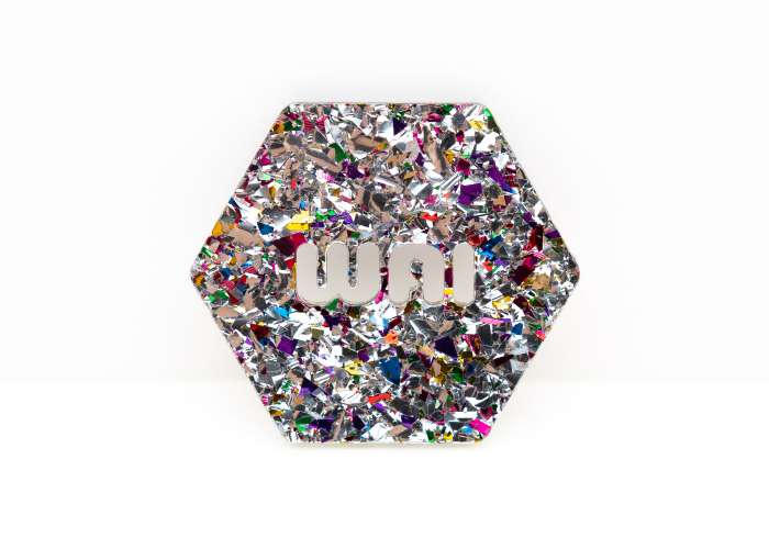 Sparkly Glamour Chunky Glitter Acrylic (2 Sides) - 5/32" (4mm)