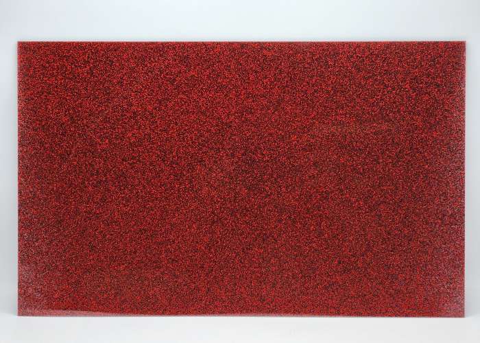 Apple Red Glitter Acrylic (2 Sides) - 1/8" (3mm)