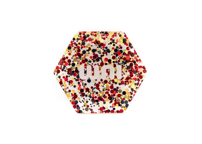Funky Fest Dots Glitter Acrylic - 1/8" (3mm)