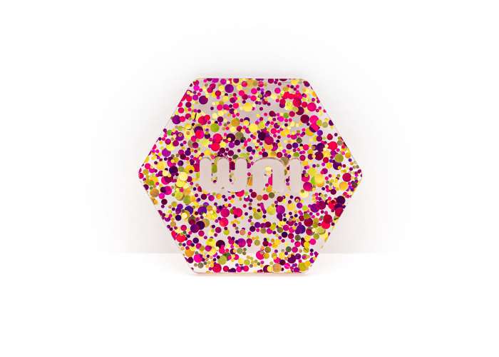 Razzle Dazzle Dots Glitter Acrylic - 1/8" (3mm)