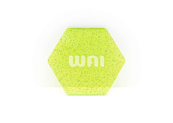 Holographic Tia Green Glitter Acrylic - 1/8" (3mm) *READ DESCRIPTION*