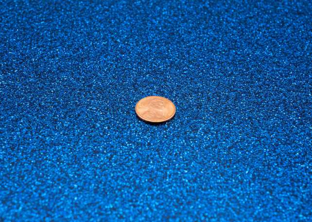 Sapphire Blue Glitter Acrylic (2 Sides)  - 1/8" (3mm)