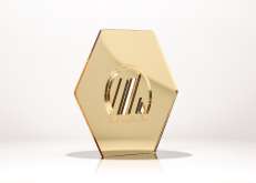 Gold Mirror Acrylic (1 Side) - 1/8" (3mm)