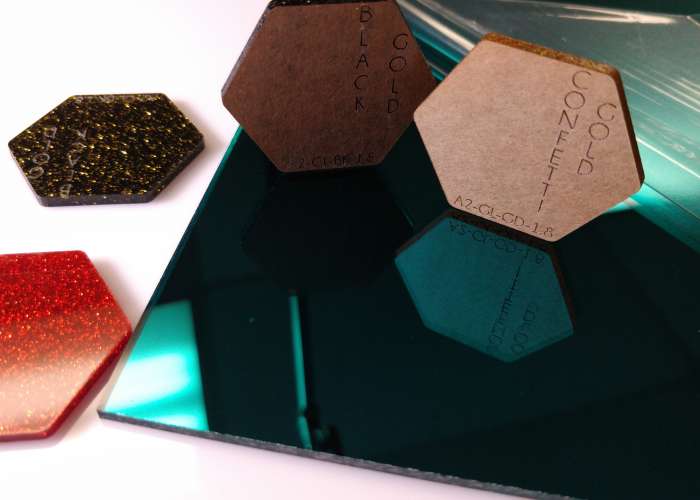 Teal Mirror Acrylic (1 Side) - 1/8" (3mm)