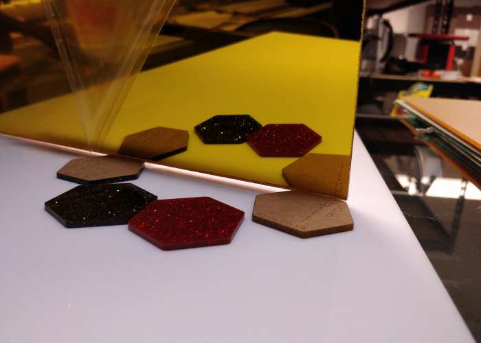 Yellow Mirror Acrylic (1 Side) - 1/8" (3mm)