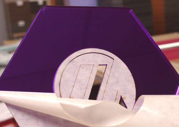 Purple Mirror Acrylic (1 Side) - 1/8" (3mm)