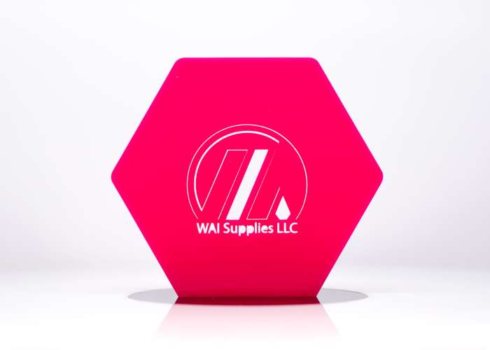 Hot Pink Acrylic - 1/8" (3mm)