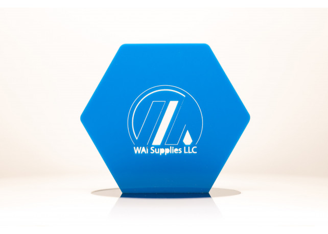 WAI-X Intel Blue Acrylic - 1/8" (3mm)