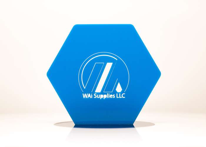 WAI-X Intel Blue Acrylic - 1/8" (3mm)
