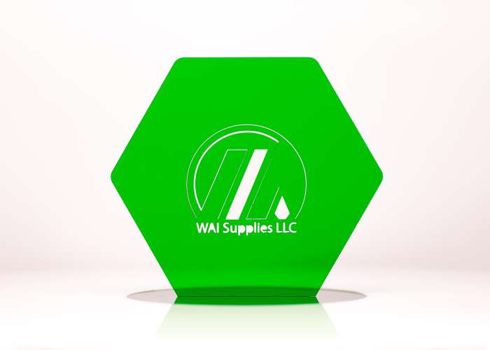 Transparent Green Acrylic - 1/8" (3mm)