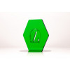 Transparent Green Acrylic - 1/8" (3mm)