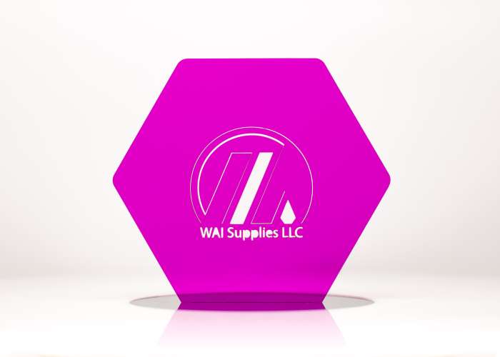 Transparent Magenta Acrylic - 1/8" (3mm)