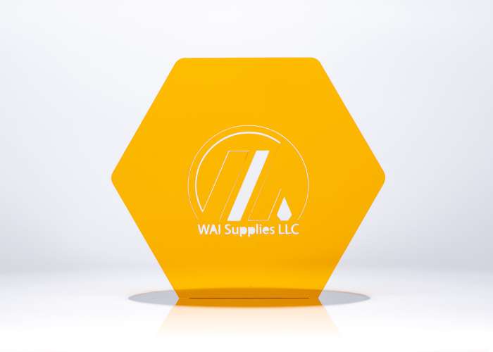 Transparent Orange Acrylic - 1/8" (3mm)