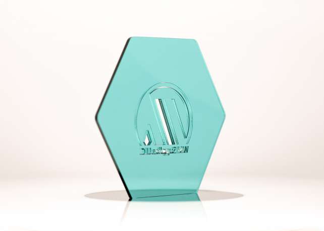 Transparent Teal Acrylic - 1/8" (3mm)