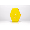 Transparent Yellow Acrylic - 1/8" (3mm)