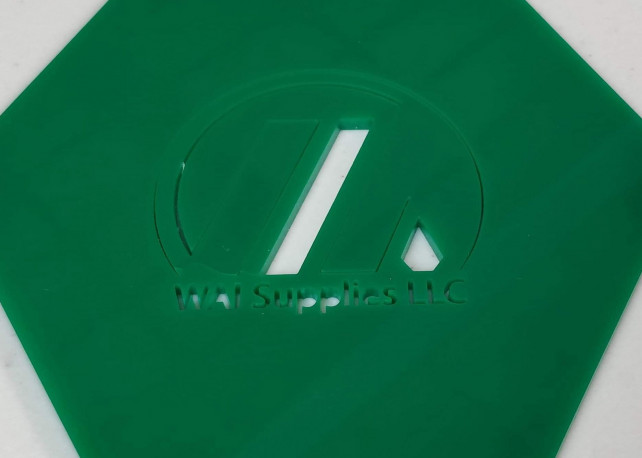 WAI-X Dark Green Acrylic - 1/8" (3mm)