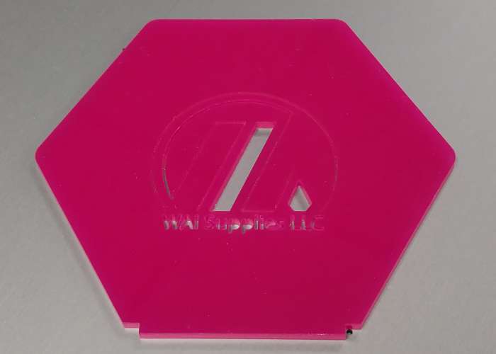 Cosmo Pink Acrylic - 1/8" (3mm) 