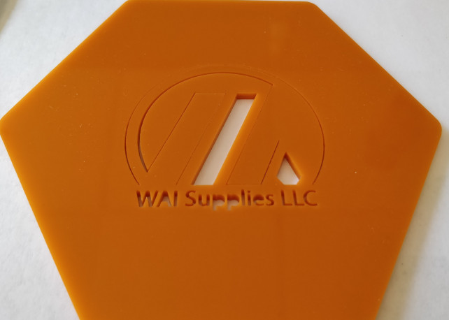 WAI-X Orange Acrylic - 1/8" (3mm)