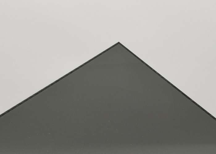 Transparent Dark Gray Acrylic - 1/8" (3mm)