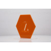 Tangerine Orange Acrylic - 1/8" (3mm)