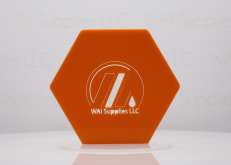 Tangerine Orange Acrylic - 1/8" (3mm)