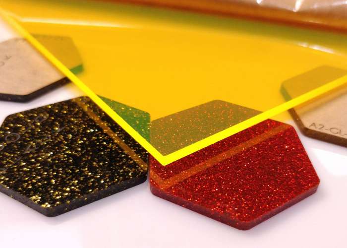Fluorescent Yellow Acrylic - 1/4" (6mm)