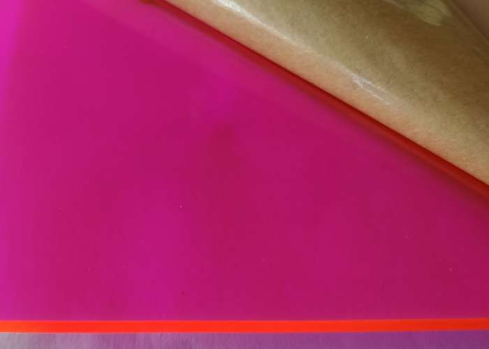 Fluorescent Pink Acrylic - 1/4" (6mm)