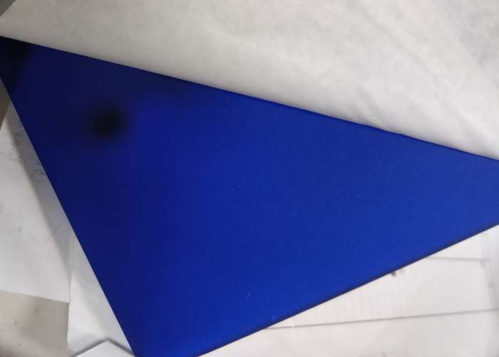 Frosted Linarite Dark Blue Acrylic (2 Sides) - 1/8" (3mm)