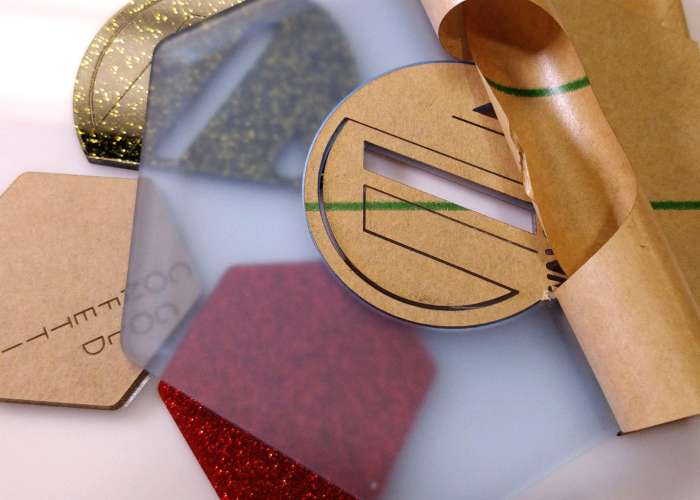 Frosted Aquamarine Light Blue Acrylic (2 Sides)  - 1/8" (3mm)