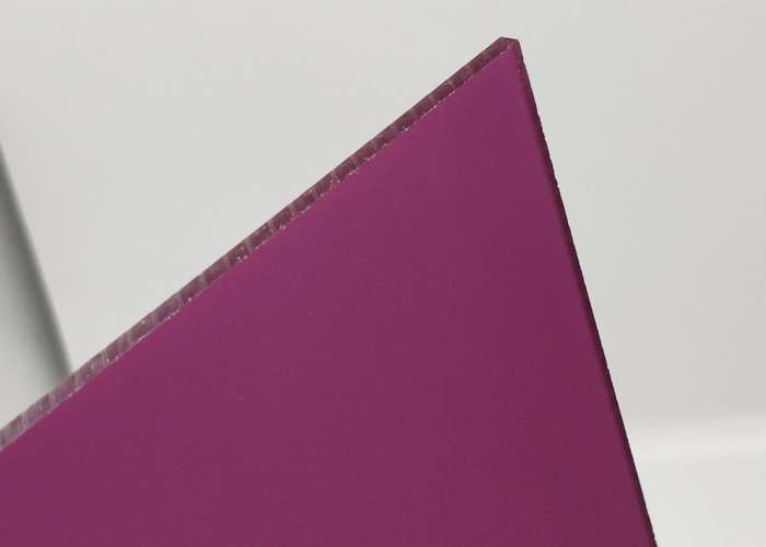 Frosted Tourmaline Purple Acrylic (2 Sides) - 1/8" (3mm)