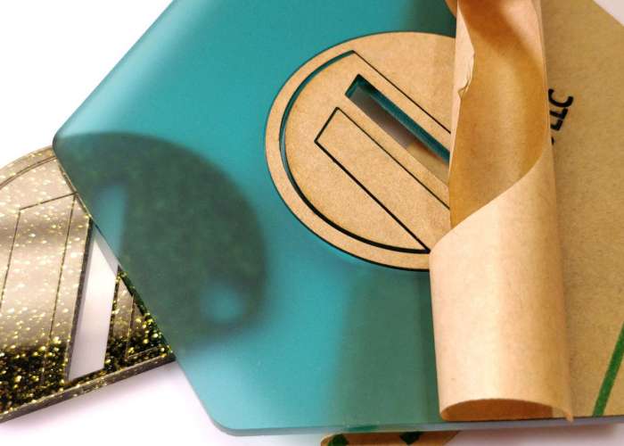 Frosted Chrysoprase Teal Acrylic (2 Sides) - 1/8" (3mm)