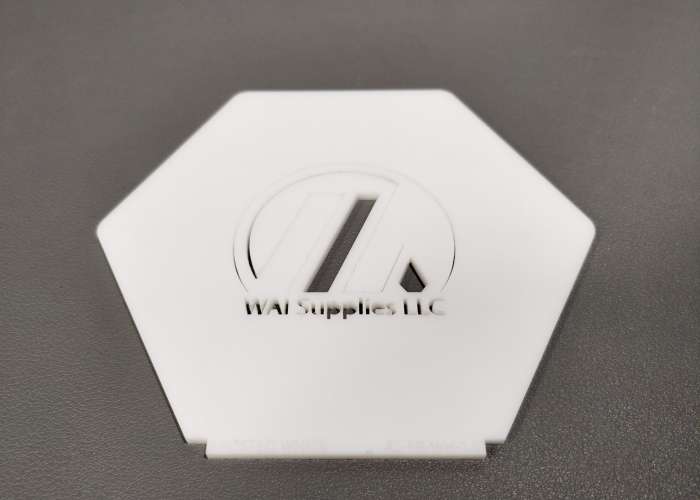 Matte White Acrylic (1 Side) - 1/8" (3mm)