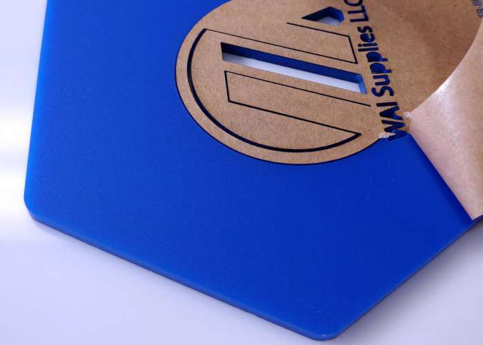 Matte Blue Acrylic (2 Sides) - 1/8" (3mm)