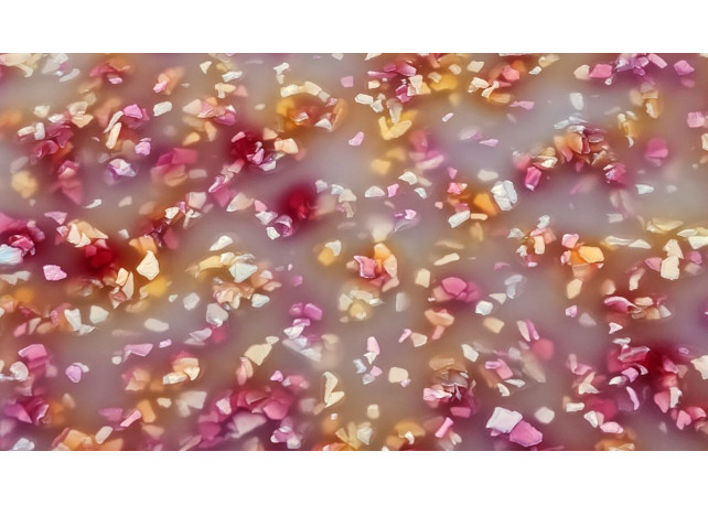 Pink Dahlia Broken Petals Acrylic - 1/8" (3mm) *READ DESCRIPTIONS*