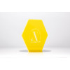 Fluorescent Yellow Acrylic - 1/8" (3mm)