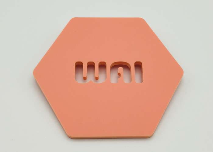 Matte Coral Candy Acrylic (2 Sides) - 1/8" (3mm)