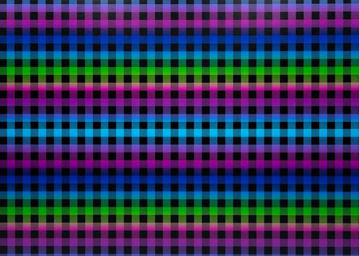 Rainbow Plaid uniBoard MDF - 1/8" (3mm)
