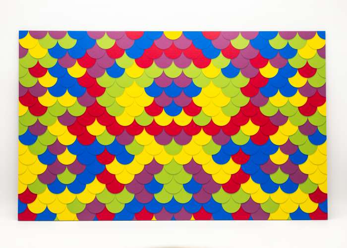 Candy Mermaid Scales uniBoard MDF - 1/8" (3mm)