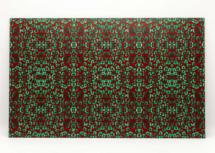 Christmas Cheetah Pattern uniBoard MDF - 1/8" (3mm)