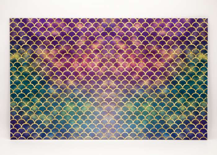 Mermaid Scales 3 uniBoard MDF - 1/8" (3mm)