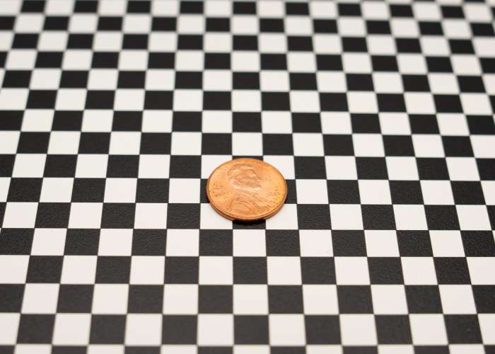 uniWAI Black And White Checkered Mini Pattern