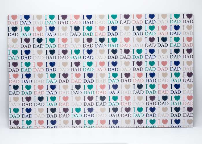 I ❤ Dad 1 uniBoard MDF - 1/8" (3mm)