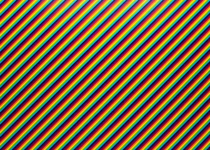 uniWAI Rainbow Stripes Mini Pattern