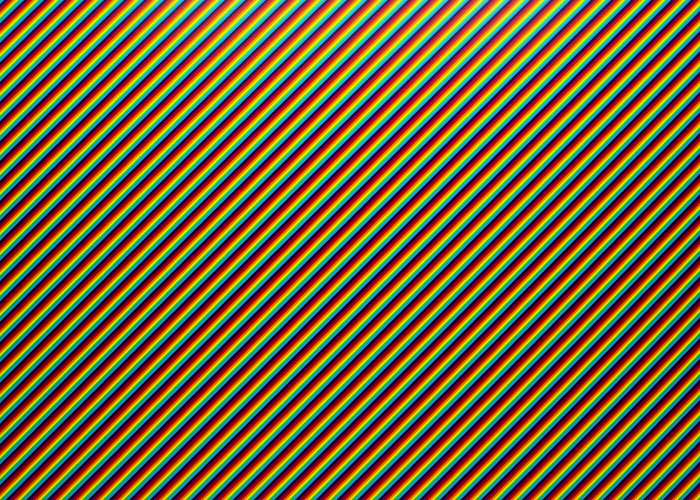 uniWAI Rainbow Stripes Tiny Pattern