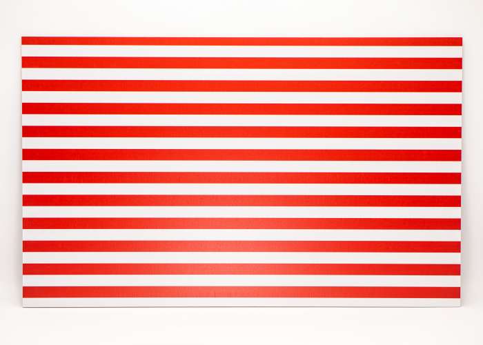 Red And White Stripes uniBoard MDF - 1/8" (3mm)
