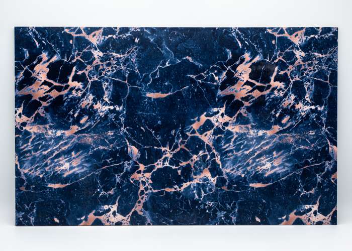 Navy Blue Marble 1 uniBoard MDF - 1/8" (3mm)