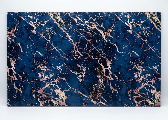 Navy Blue Marble 5 uniBoard MDF - 1/8" (3mm)