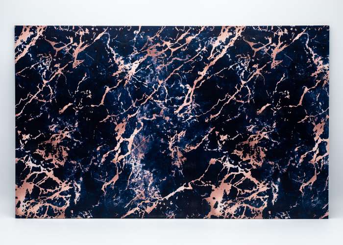 Navy Blue Marble 7 uniBoard MDF - 1/8" (3mm)